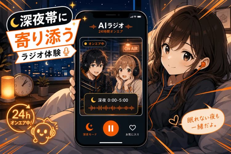 AIラジオ（AI生成の番組） の画面 6