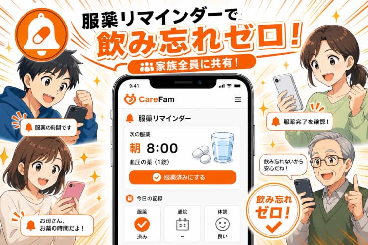CareFam（家族介護見守りアプリ） の画面 4