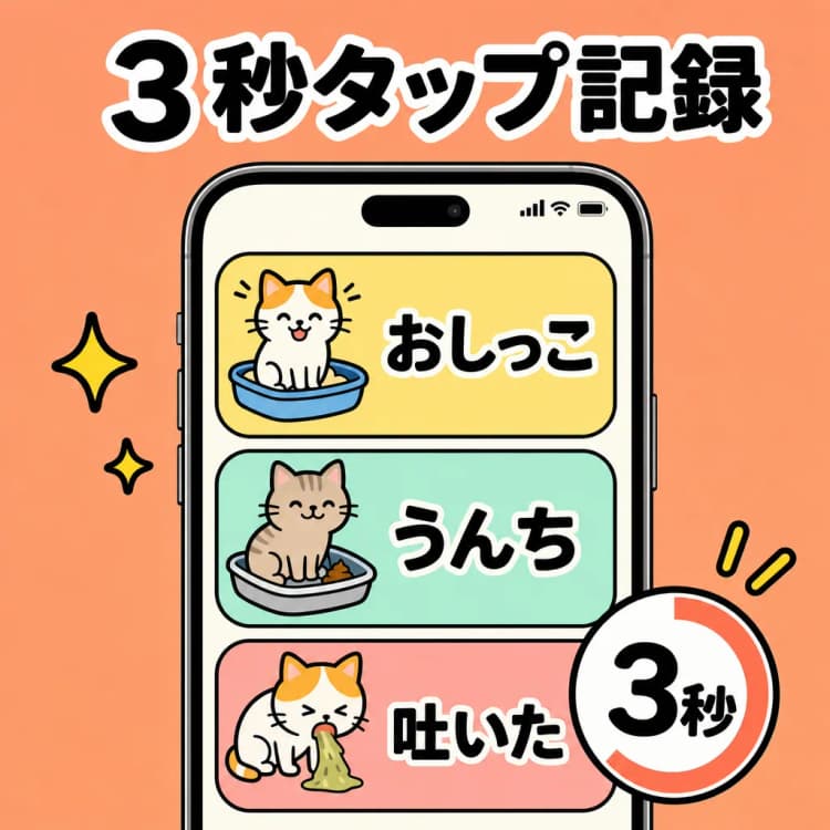 にゃんろぐ（iOSアプリ） の画面 6