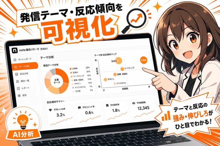 note競合リサーチ（生成AI） の画面 5