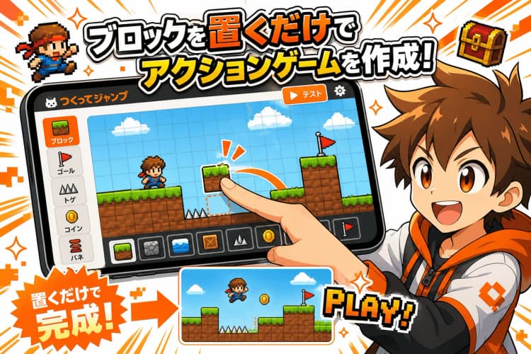 ドット工房 つくってジャンプ（ゲームメーカー） の画面 4