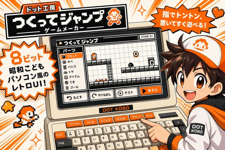 ドット工房 つくってジャンプ（ゲームメーカー） の画面 6