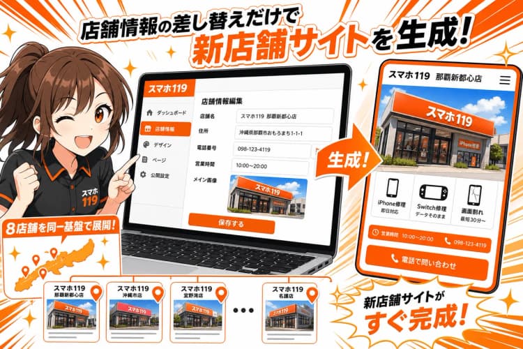 スマホ119 統一サイトテンプレート の画面 9