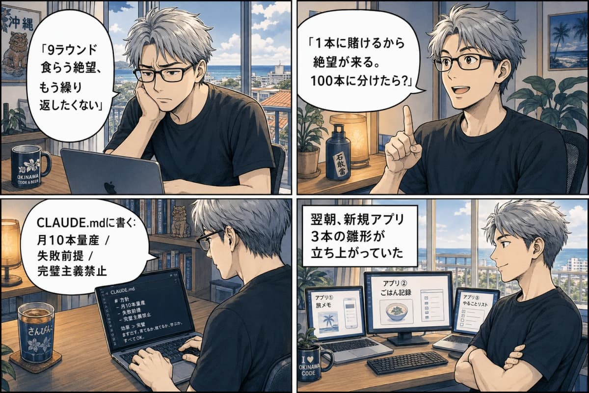 NFCToolの9ラウンドが、CLAUDE.mdに変換される瞬間