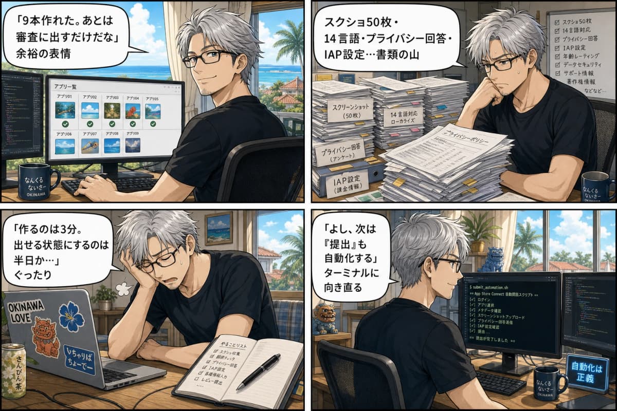 量産の本当の壁は、コードじゃなくて『提出の儀式』だった