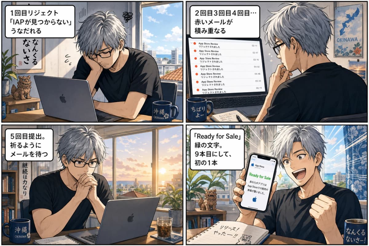 4回蹴られて、5回目でメールの色が変わった朝