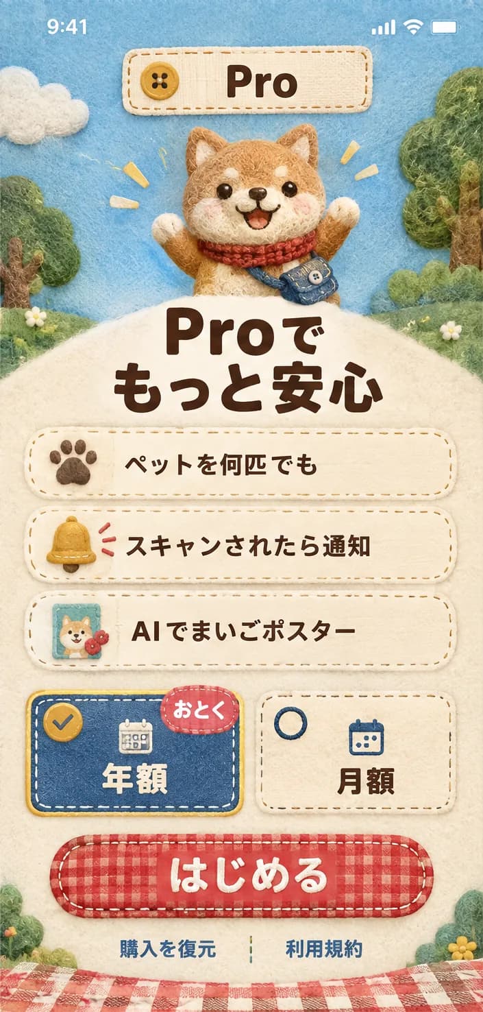 フェルト人形のピクニック:Pro