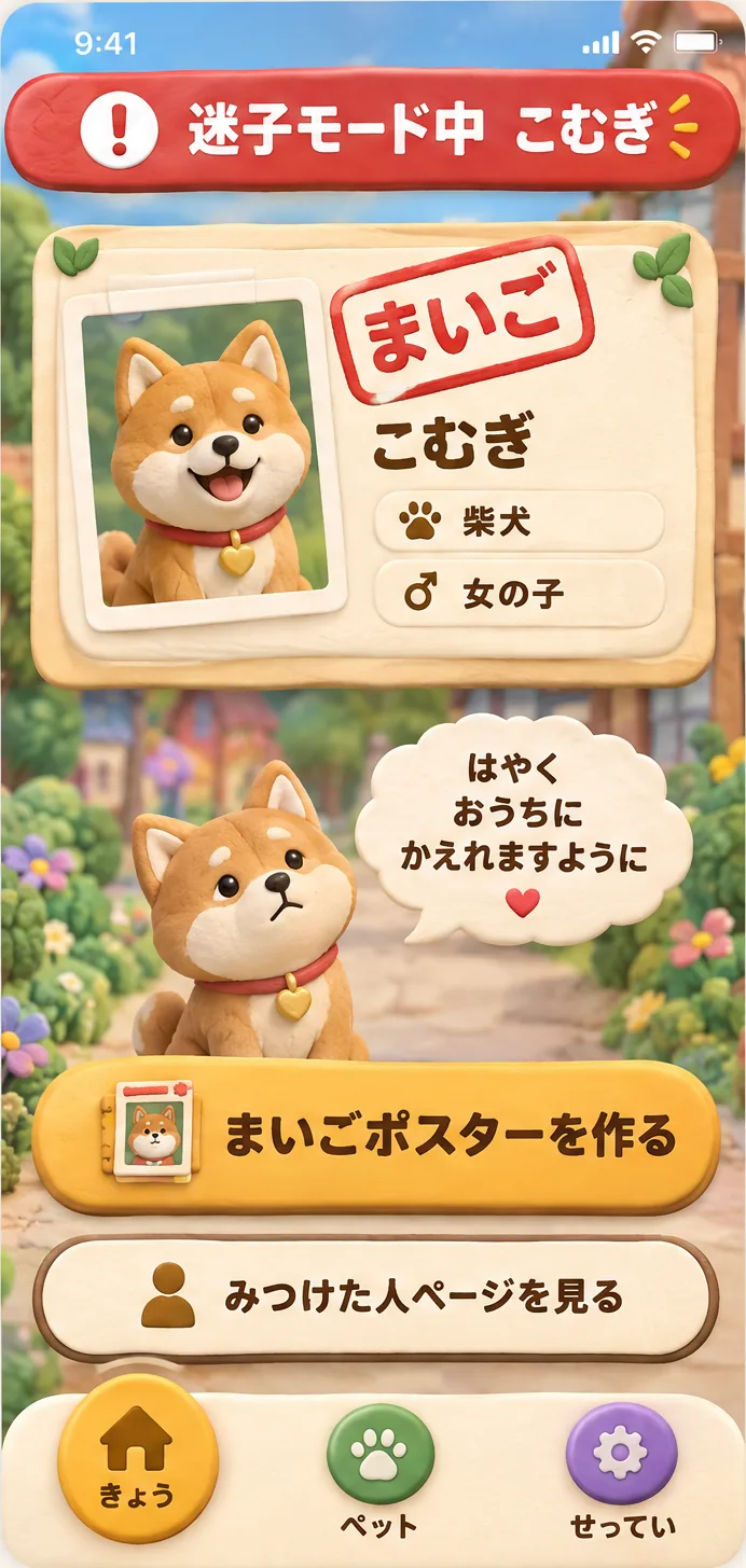 おさんぽの町:迷子モードのホーム
