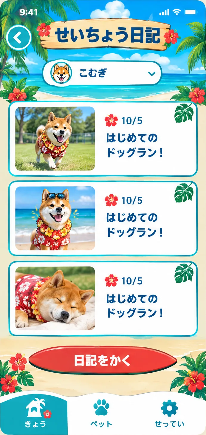 南国リゾート:せいちょう日記
