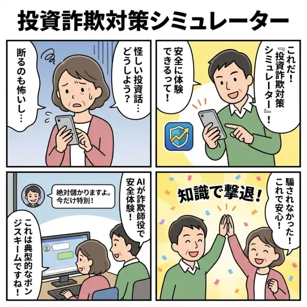 特殊詐欺撲滅シミュレータ — AIで学ぶ詐欺対策