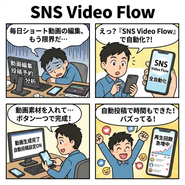 VideoFlow — SNS動画制作代行サービスLP