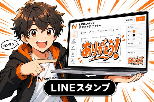 LINEスタンプ テキストデザイナーのサムネイル