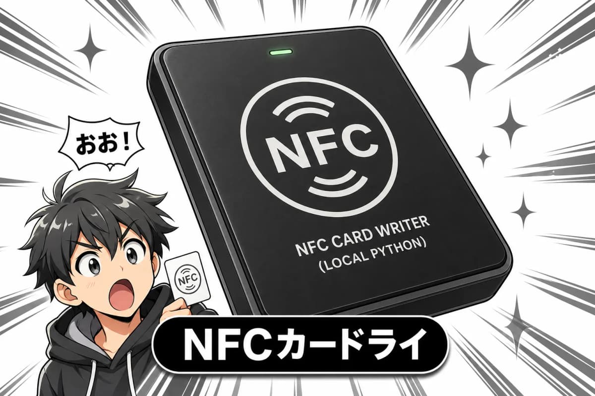 NFCカードライターツール(ローカルPython)