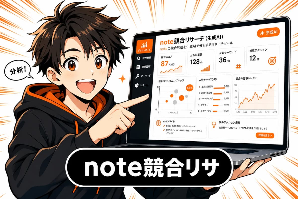 note競合リサーチ(生成AI)のサムネイル