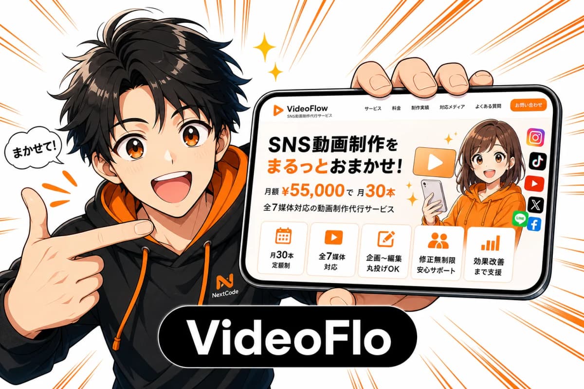 SNS Video Flowの画面
