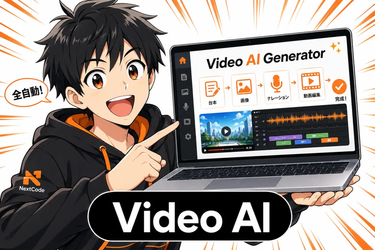 Video AI Generatorの画面