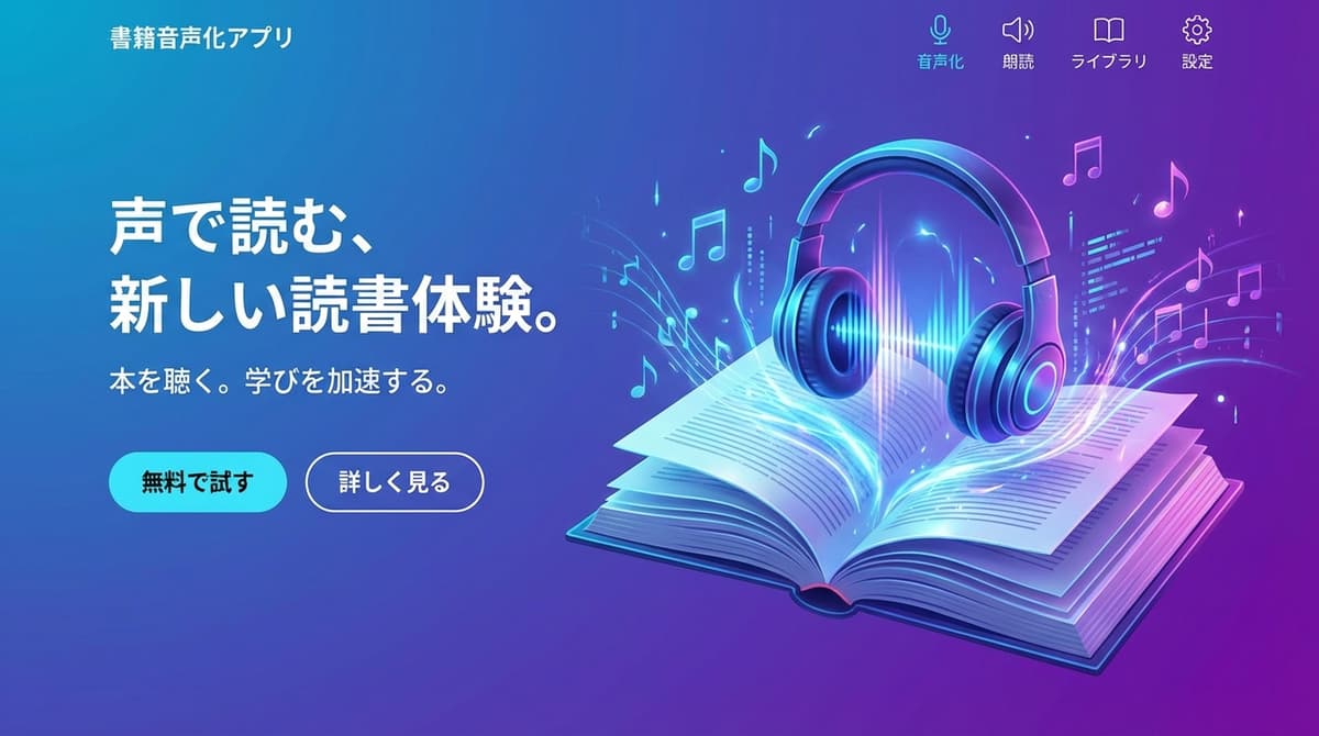 Book Reader - 書籍音声化アプリ の画面 1