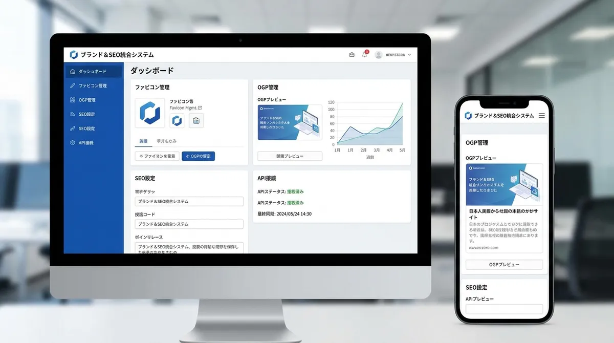 ファビコン・OGP・SEOを一元管理するAPI基盤