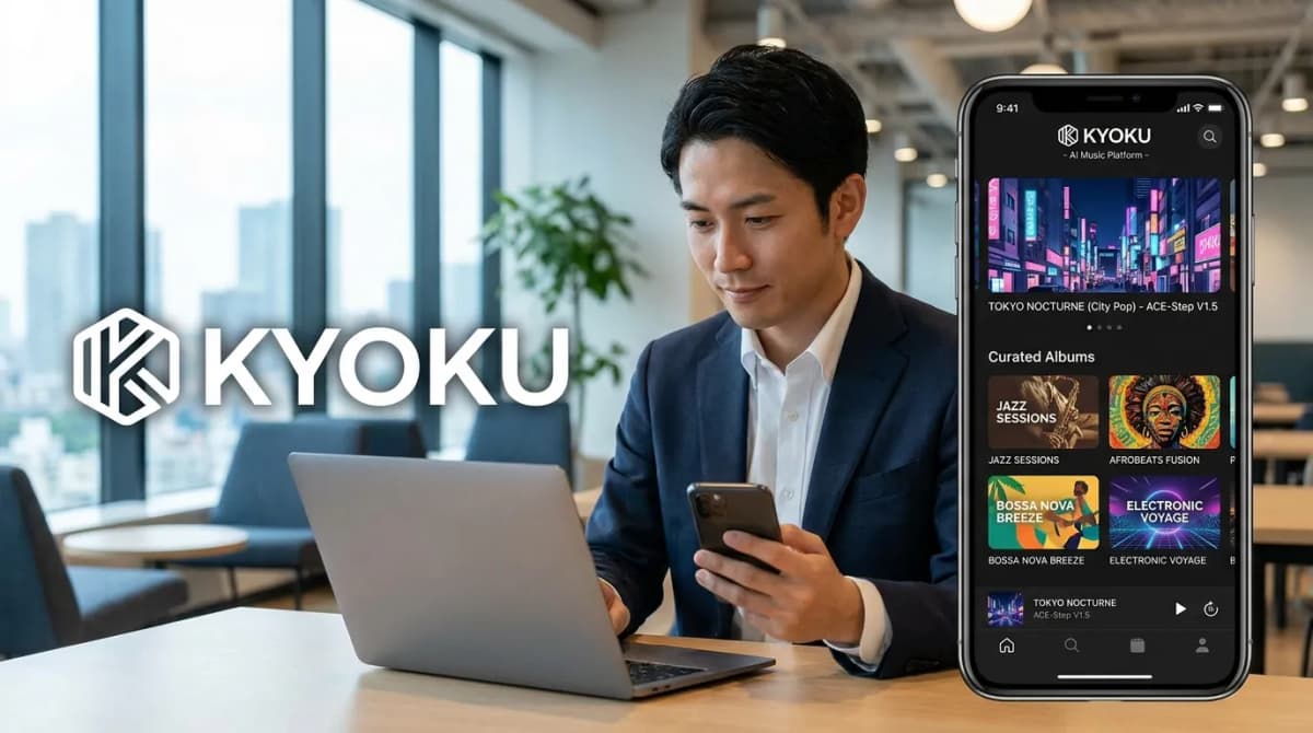 KYOKU - AI Music Platform の画面 1