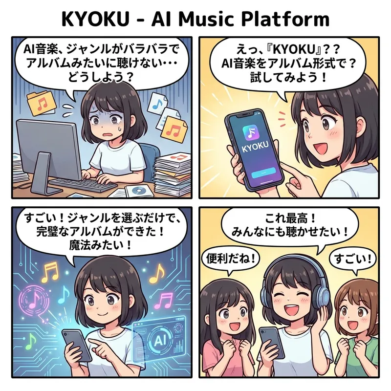 KYOKU - AI Music Platform の画面 2
