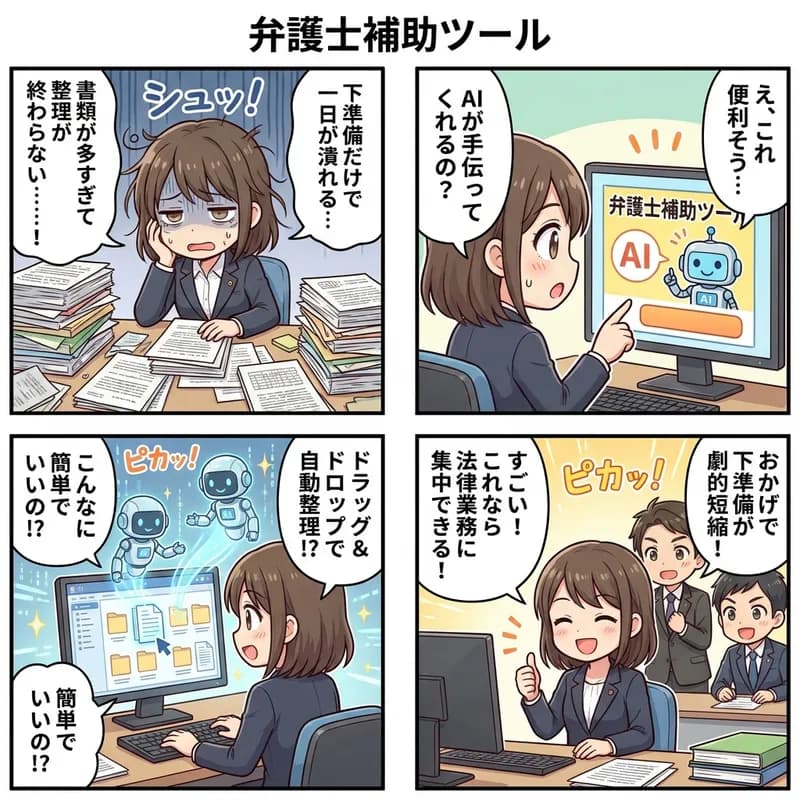 弁護士補助ツール の画面 2