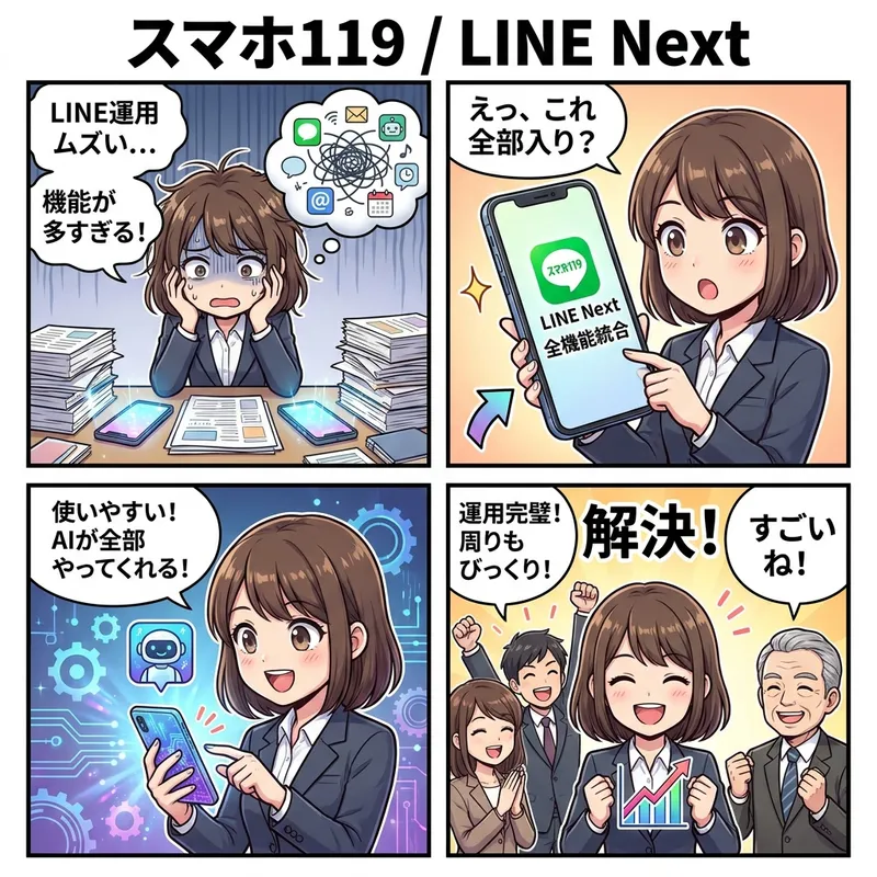 スマホ119 / LINE Next の画面 2