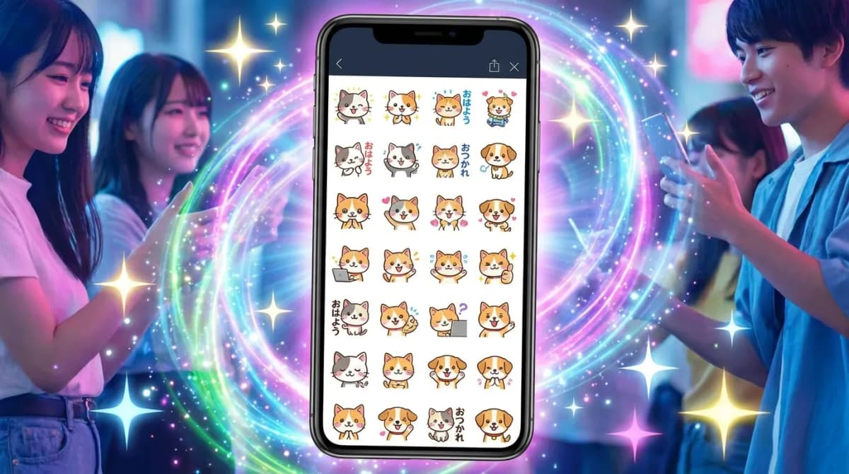 LINEスタンプジェネレーター v2 の画面 1