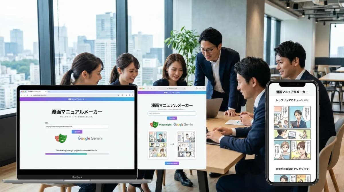 漫画マニュアルメーカー の画面 1
