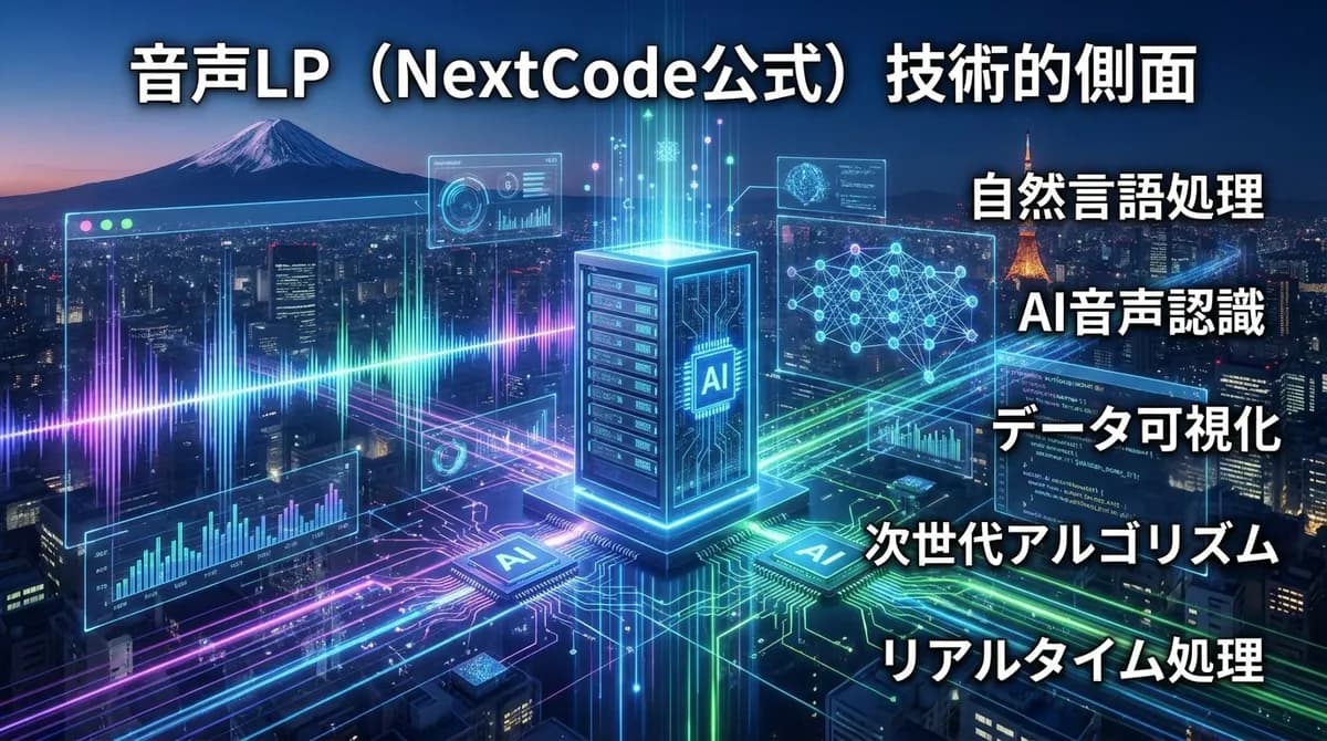 音声LPに特化した設計