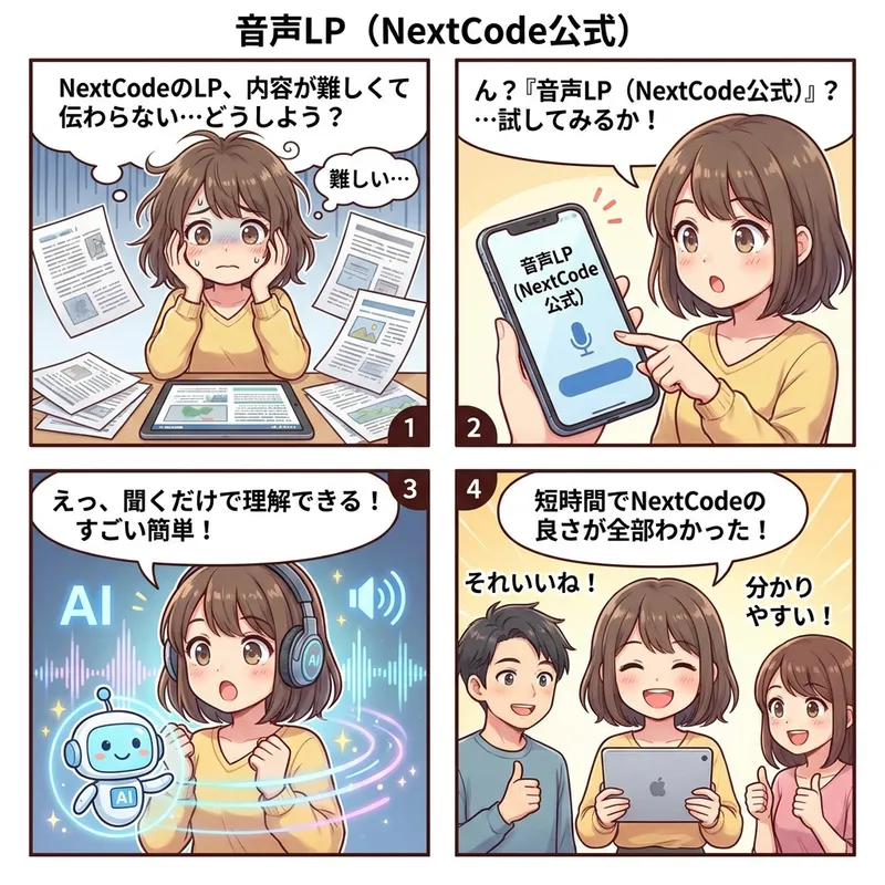 音声LP(NextCode公式) の画面 2