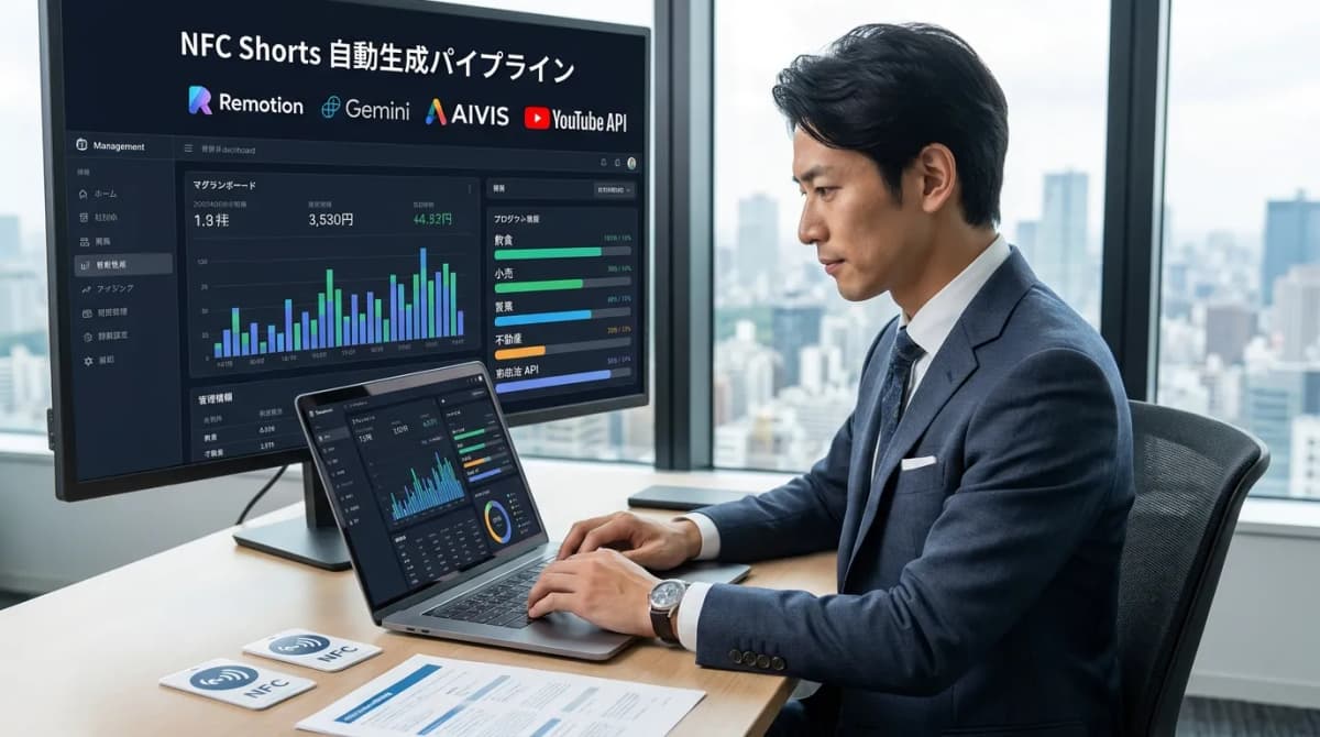 NFC Shorts 動画生成 の画面 1