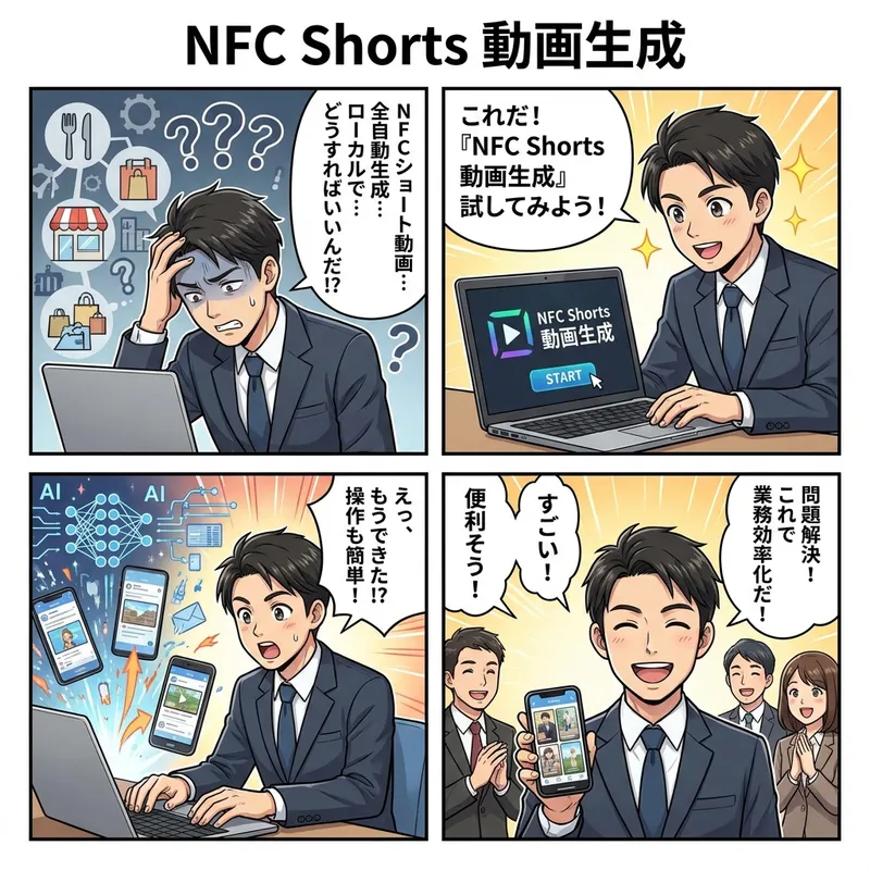 NFC Shorts 動画生成 の画面 2
