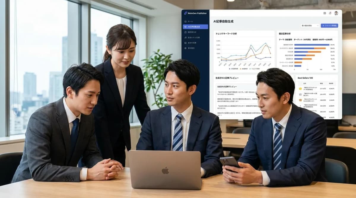 NoteGen Publisher - AI記事自動生成 の画面 1