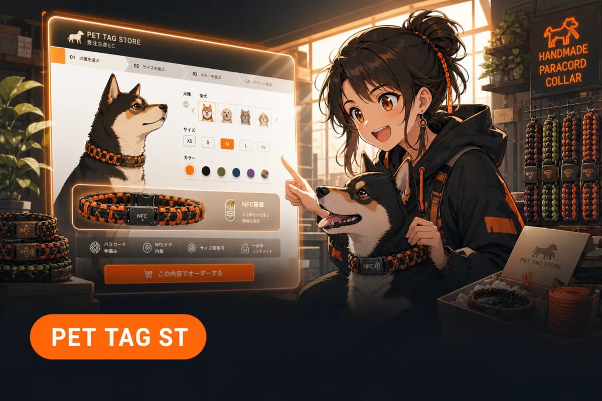 PET TAG STORE(受注生産EC) の画面 1