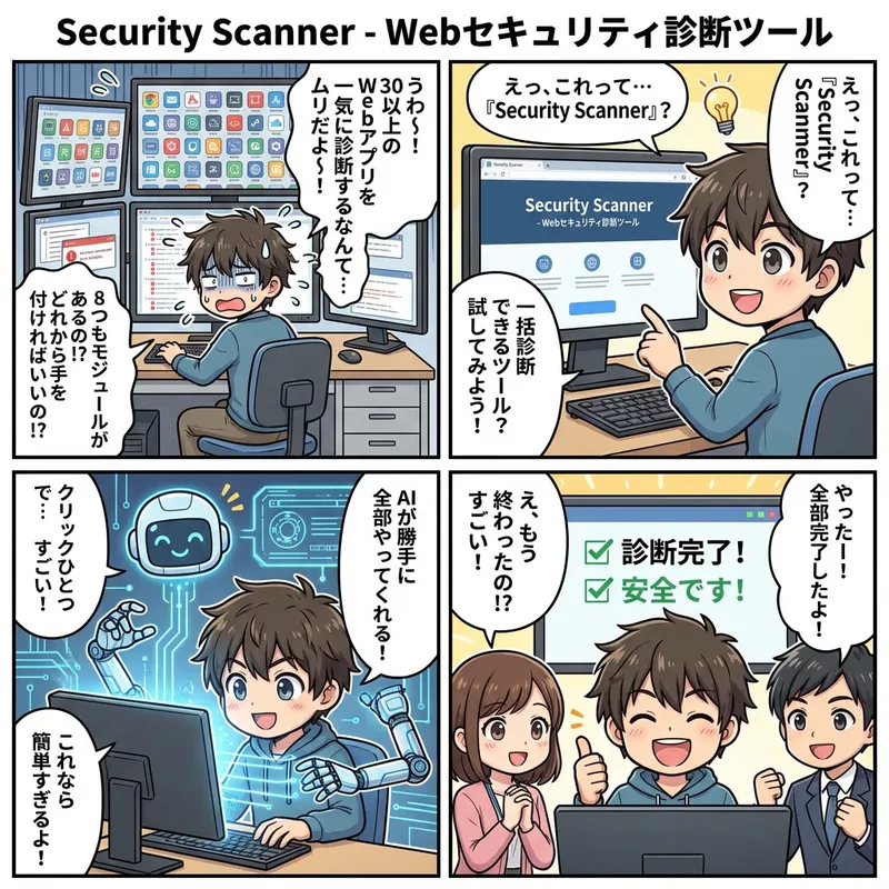 Security Scanner - Webセキュリティ診断ツール の画面 2