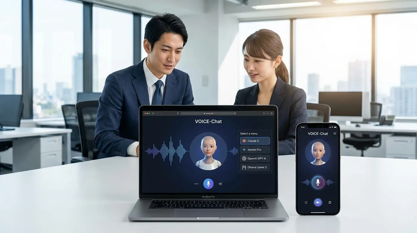 VOICE-Chat の画面 1