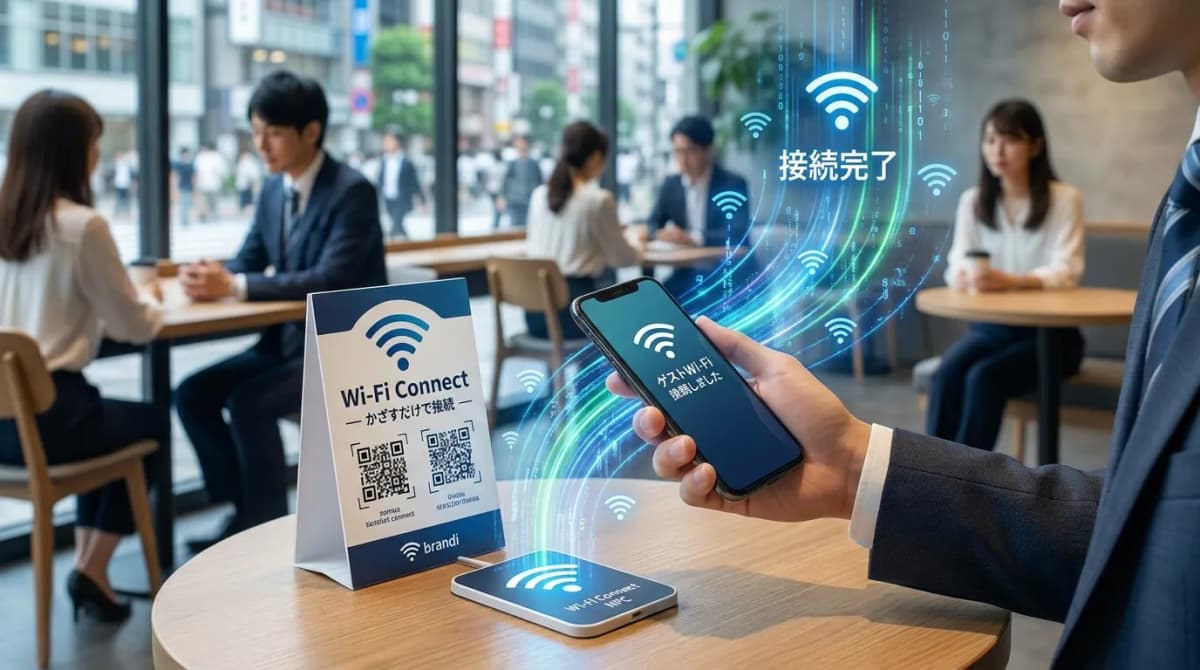 Wi-Fi Connect NFC の画面 1