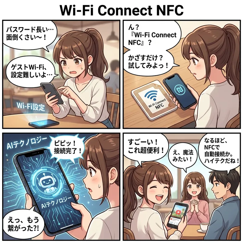 Wi-Fi Connect NFC の画面 2